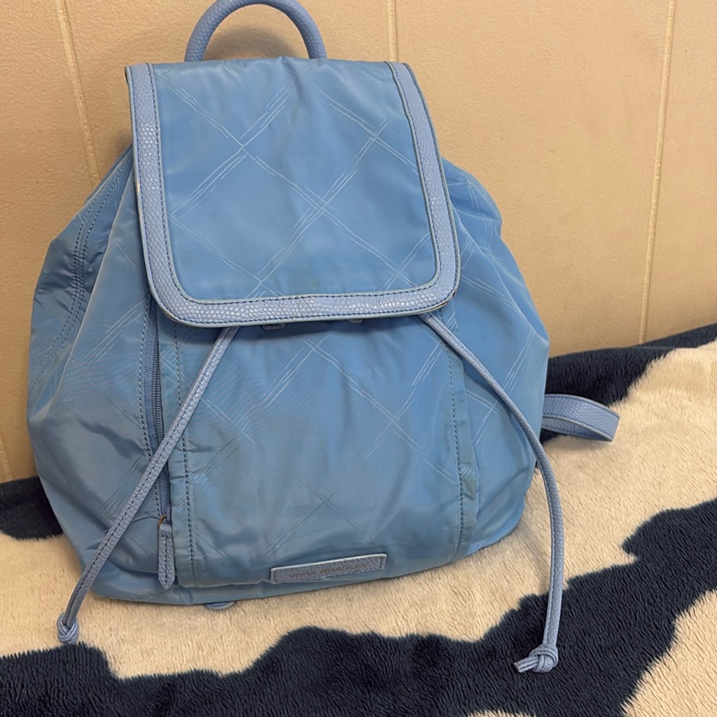 Vera Bradley Preppy Poly Backpack Blue
